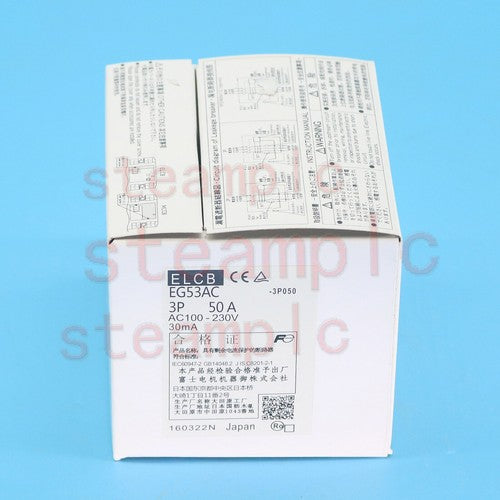 One  Circuit Breaker In Box For FUJI EG53AC 3P 50A Free Shipping