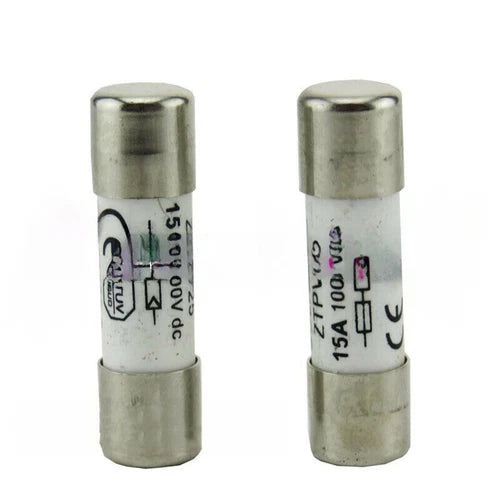 QTY:5 FOR  Fuse Solar PV 10*38mm DC1000V 15A  ZTPV-25