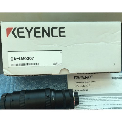 one  keyence Zoom macro lens CA-LM0307 in box one Year Warranty