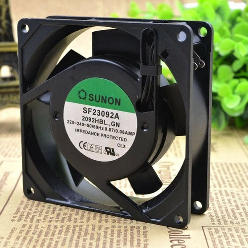 1X  BALL Cooling Fan  SF23092A 2092HBL.GN 220V~240V 0.07/0.06AMP 22/21W