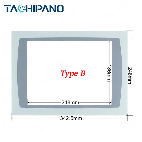 1X for 2711P-RDT12C PanelView Plus 1250 with Front Overlay Touch Screen Panel