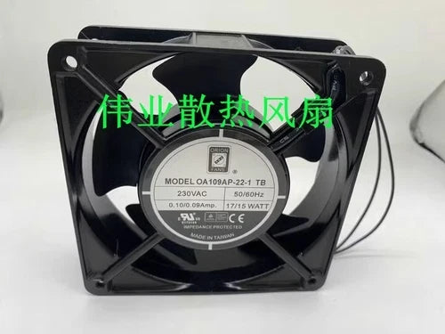 1PC  FANS 12cm Cooling Fan  OA109AP-22-1TB 230V 0.10/0.09A 17/15W 12038
