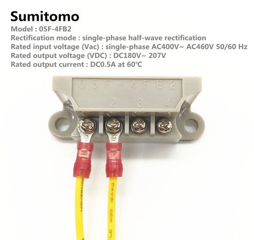 Sumitomo brake rectifier 05F-4FB2 motor rectifier module AC400～AC460V DC180～207V