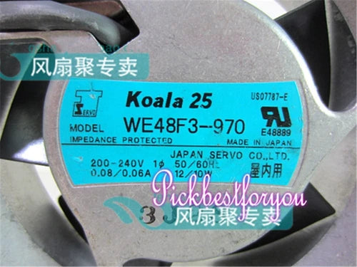 1PC  AC200-240V 0.08/0.06A 92*92*25mm cooling fan  WE48F3-970