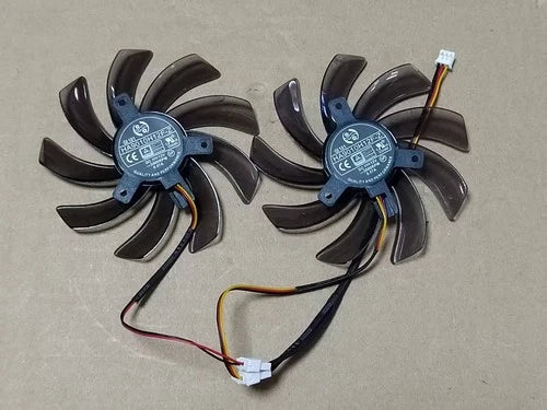 1PC   GVN66TOC N66TWF2 graphics card fan GV-N750OC GV-N75TD5 GV-N740D5OC