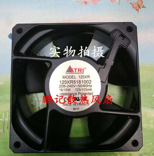 high temperature resistant cooling fan  ETRI 125XR 125XR5181002 208-240V 12CM