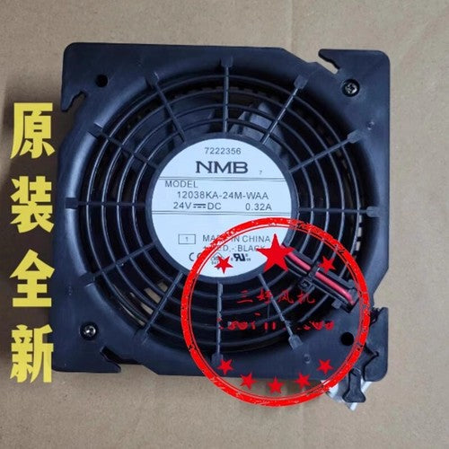 1 PCS NMB Fan 12038KA-24M-WAA for RITTAL filter DC24V 12CM cooling fan