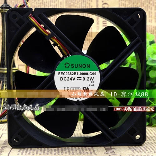 1 pcs   inverter cooling fan  EEC0382B1-0000-G99 24V 9.2W 12cm