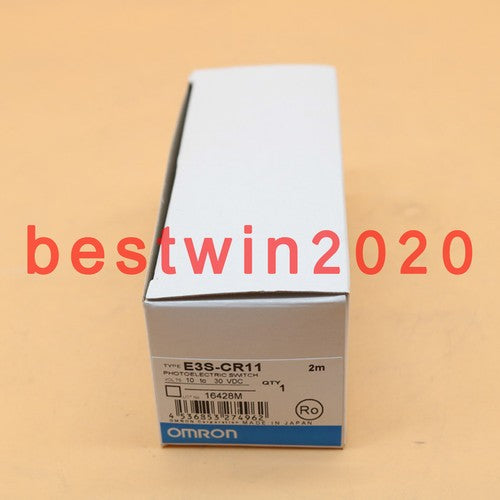 1PC  Omron E3S-CR11 Photoelectric Switch Sensor E3SCR11 10-30VDC 2M