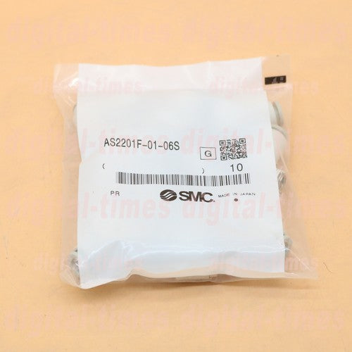 10PC  SMC Throttle Valve AS2201F-01-06S Quality assurance