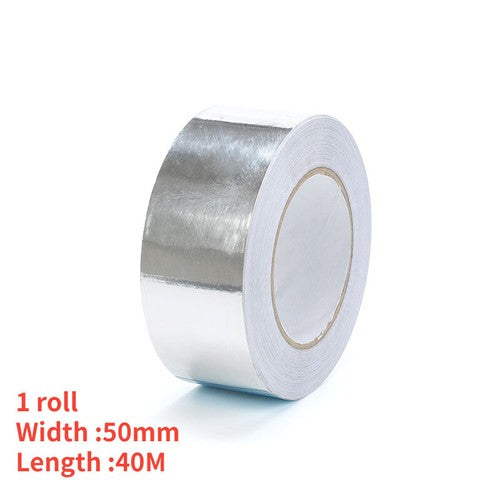 50mmx40m Aluminum Foil Heat Radiation Shielding Tape Reflector Sealing Adhesive