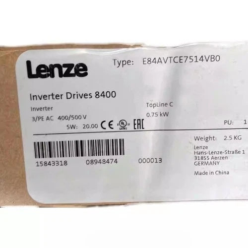 1 PC E84AVTCE7514VB0  LENZE E84AVTCE7514VB0 Inverter