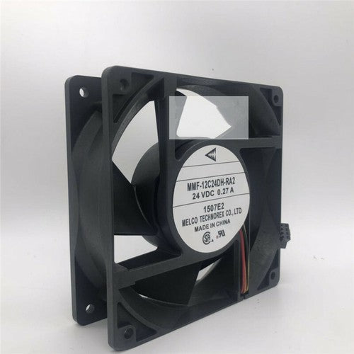 Mitsubishi 12038 12CM 24V DC 0.27A MMF-12C24DH-RA2 3-line inverter fan