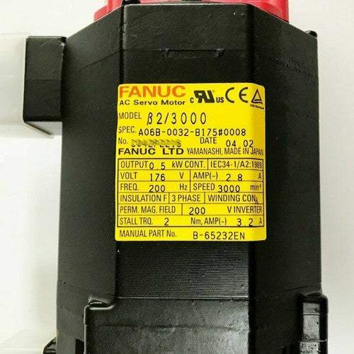 For FANUC A06B-0032-B175#0008  servo motor Free Shipping