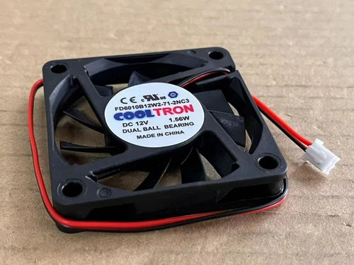1PC 1.56W 2-wire cooling fan 60*60*10mm   FD6010B12W2-71-2NC3 12V