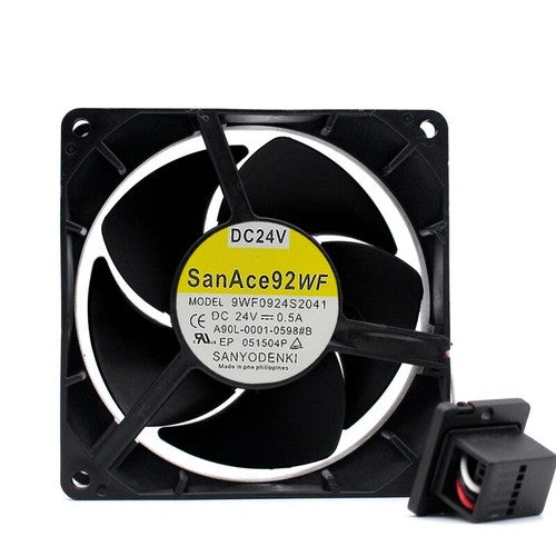 Sanyo 9WF0924S2041 24V 0.5A 9032 Fanuc Drive Fan A90L-0001-0598#B Equipment Fan