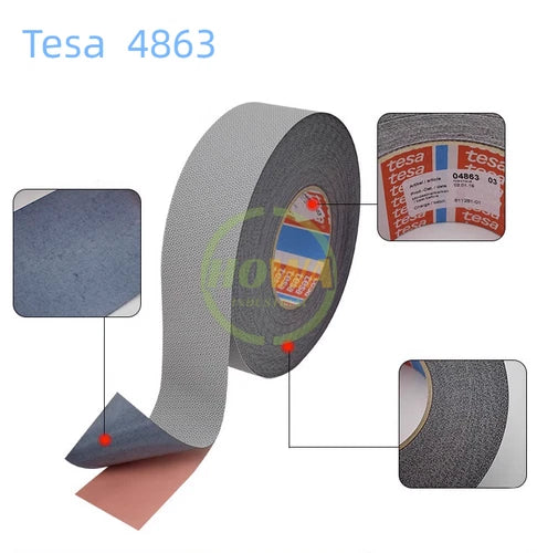1X  silicone rubber particles anti-skid tape rollers covered with 50mm*1m   4863