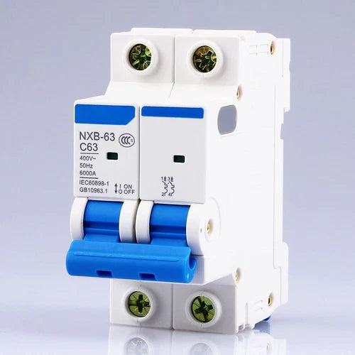 1PC For  NXB-63 2P 63A Series Leakage Protector C-Type Circuit Breaker