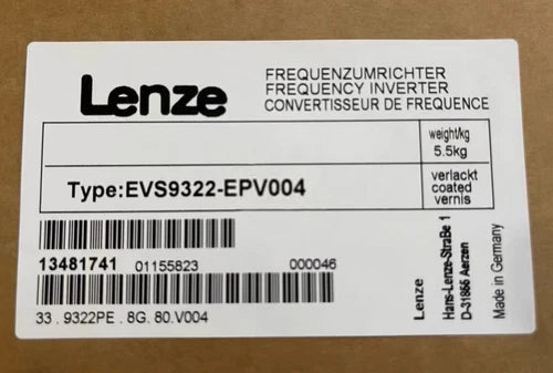 EVS9322-EPV004 IPCS  Sealed  Lenze Frequency Inverter EVS9322-EPV004