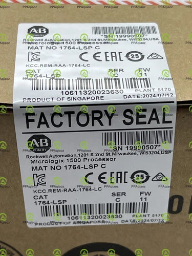 1PC  Factory Sealed  Processor Module    1764-LSP SER C MicroLogix 1500