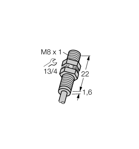 For TURCK BI1.5-EG08-Y1 1003600 Inductive sensor