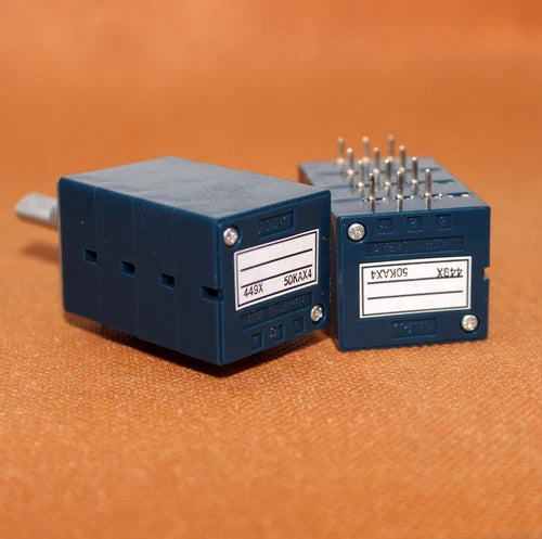 1PC 4-gang Quad Volume Potentiometer Shank length 25MMF RK27114A 50KAX4 A50K