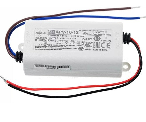 MEANWELL Switching Power Supply Module APV-16 Small 16W 5V12V15V24V Lighting LED