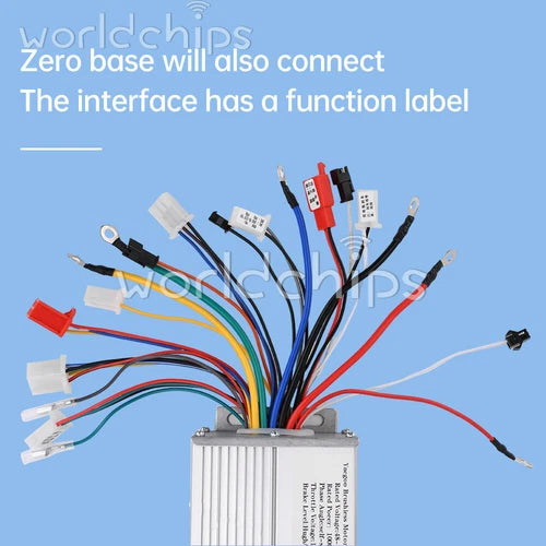 48V60V64V72V 1000W 1500W DC Motor Speed Control Dual-Mode Brushless Controller