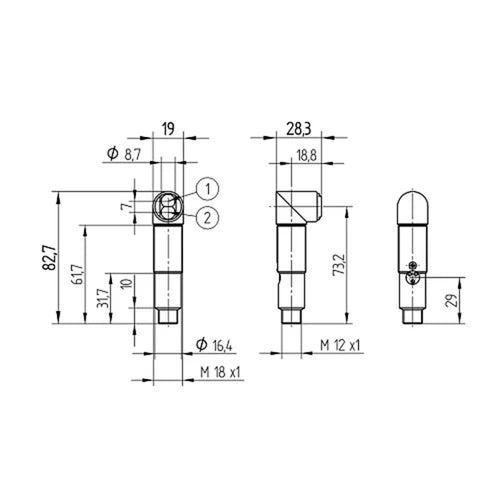 1PC  Reflex Sensors  HW11PA3