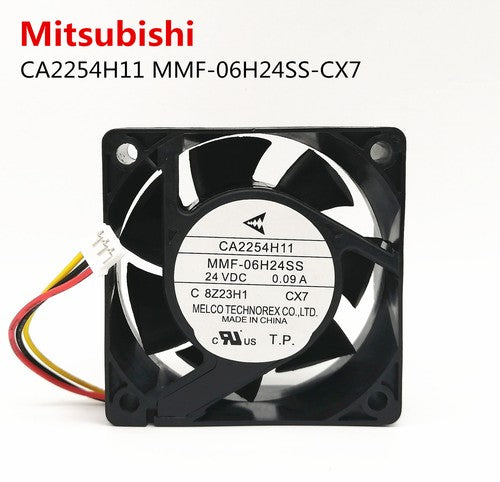 Mitsubishi CA2254H11 MMF-06H24SS-CX7 inverter cooling fan 6cm 6025