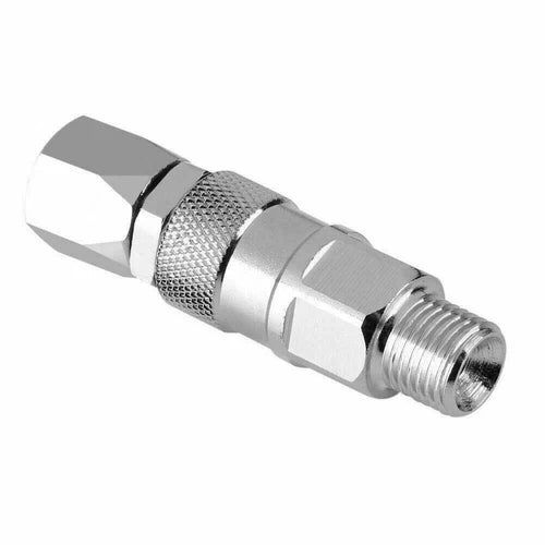 2pcs  Stainless Steel Swivel Joint for Airless Paint Sprayer   Hose 1/4 Inch