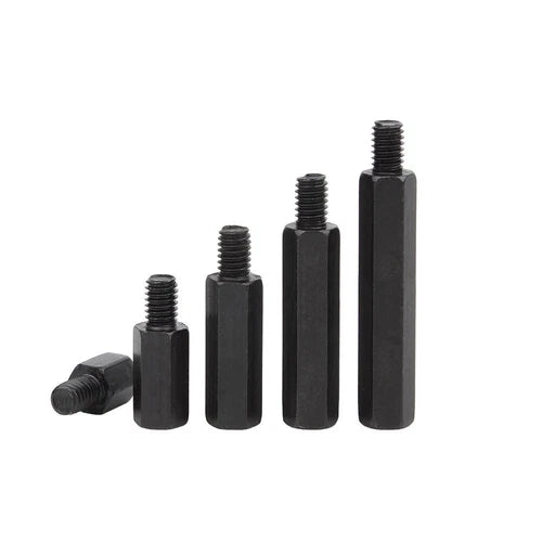 20x for PCB Motherboard M3 M4 Black Hex Standoff Spacer Male Female Carbon Steel