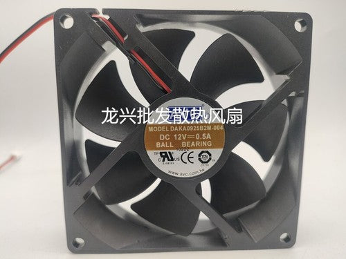 1 PCS AVC Fan DAKA0925B2M-004 DC12V 0.5A 9025 9cm 2 wire cooling fan