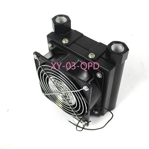 1X mini 5L/Min Air Cooler Oil Radiator Heat for CNC Hydraulic System AF0510T-CA