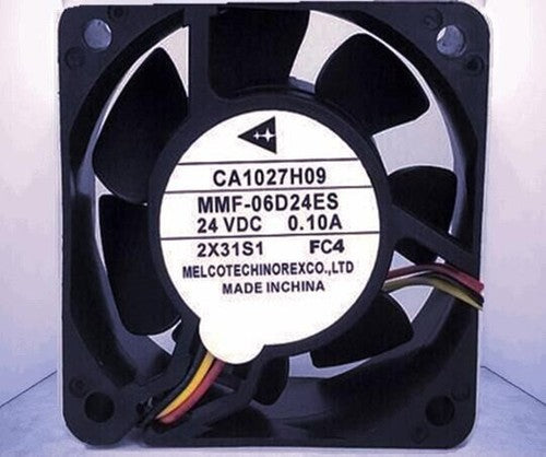 Mitsubishi CA1027H09 inverter cooling fan MMF-06D24ES-FC4 24V 0.10A 6025