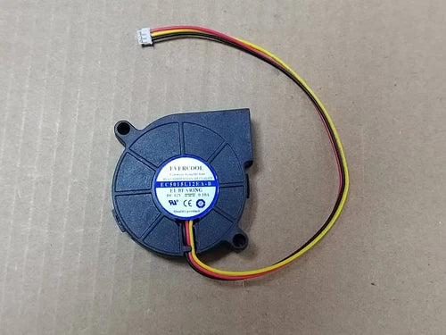 1X Mute Humidifier fan DC12V 0.10A 5CM 5015 3wire   EC5015L12EA-B