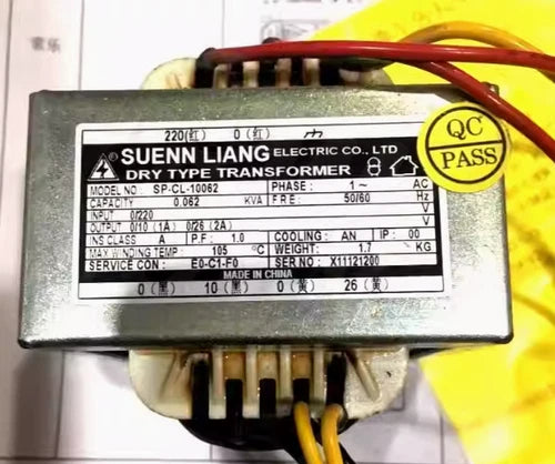 1PC  FIT FOR Transformer SP-CL-10062 0.062KVA 220V to 10V26V