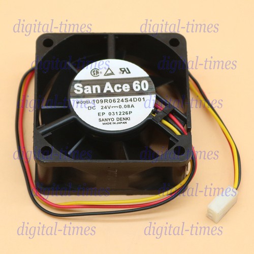 One For SANYO  109R0624S4D01 San Ace60 24V 0.08A cooling fan Free Shipping