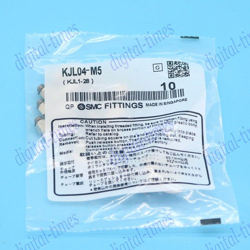 10pcs  SMC quick connector KJL04-M5 Free shipping