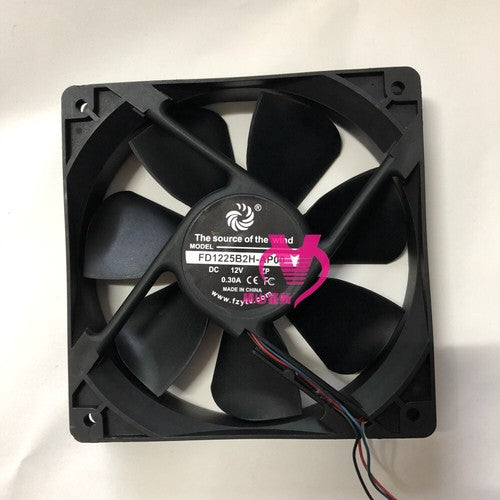 1 PCS fzytv fan FD1225B2H-AP00 DC12V 0.30A 12CM 3 Wire axial fan cooling fan