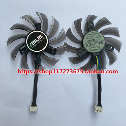 1PC  graphics card dual fan  GTX650TI 660Ti GTX750 GTX760 GTX770 R7260