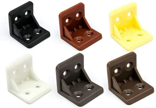 Plastic Furniture Corner Brace Joint Right Angle Board Holder Shelf Support 28mm