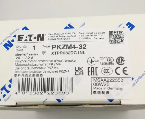 1PC     PKZM4-32 24-32A XTPR032DC1NL  Circuit breaker