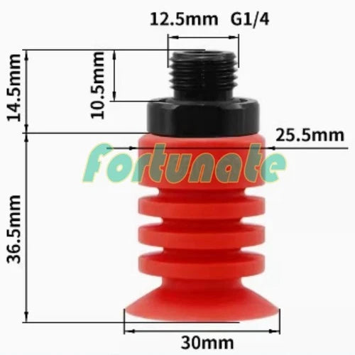 QTY:10  FOR vacuum suction cup SBLP30S-G2M 1/4