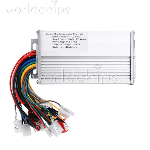48V60V64V72V 1000W 1500W DC Motor Speed Control Dual-Mode Brushless Controller