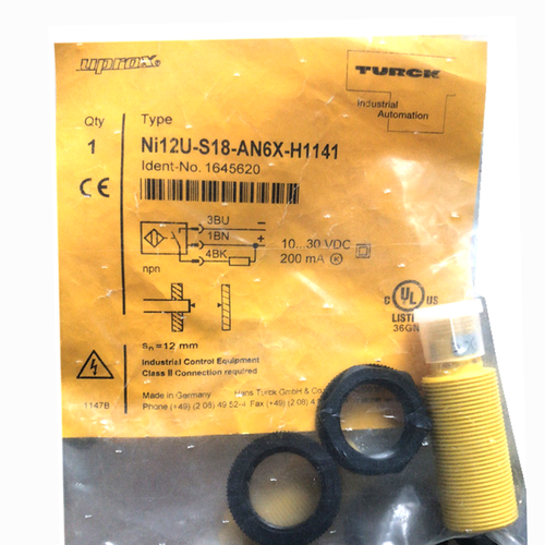 For TURCK NI12U-S18-AN6X-H1141 1645620 Inductive sensor NPN