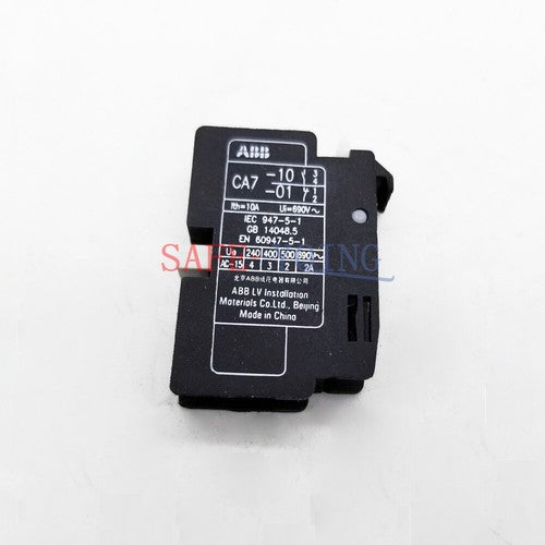 10 pieces  ABB CA7-01 Auxilliary Contact 1-pole Normally Closed