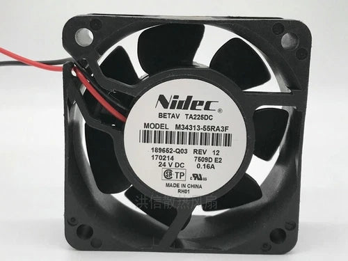1PC  inverter cooling fan 6025 M34313-55RA3F DC24V 0.16A 60mm