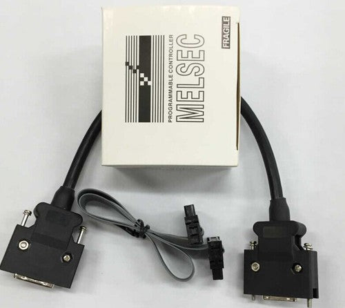 Mitsubishi PLC Module Extension Cable FX0N-30EC 0.30M with Adapter FX2N-CNV-BC