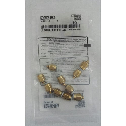 1Bag/10pcs  SMC KQ2H06-M5A Fittings Free shipping